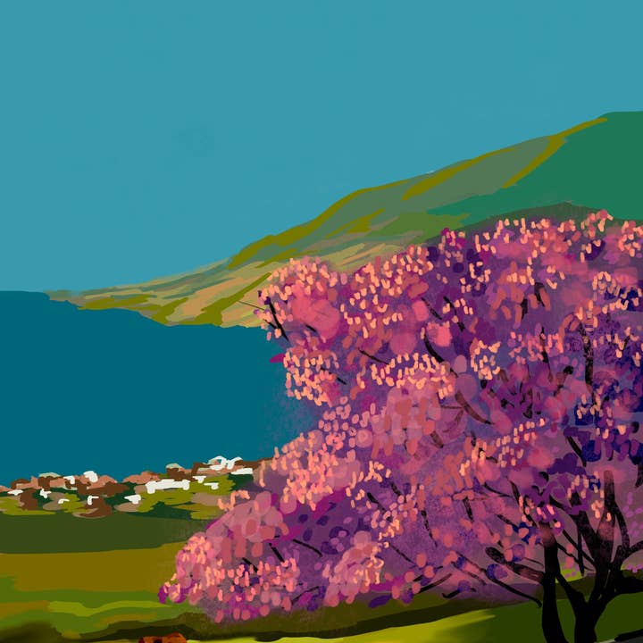 Kula Matted Print för wholesale av Paradise Now Hawaiʻi