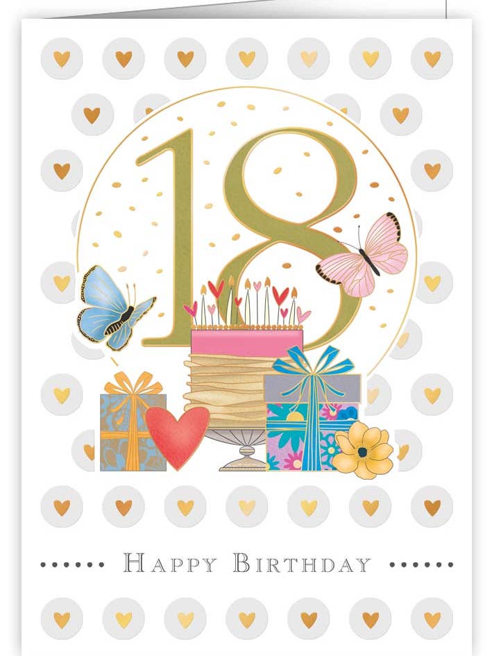 Happy Birthday 18; 4590 for wholesale by Actetre Deutschland Gmbh