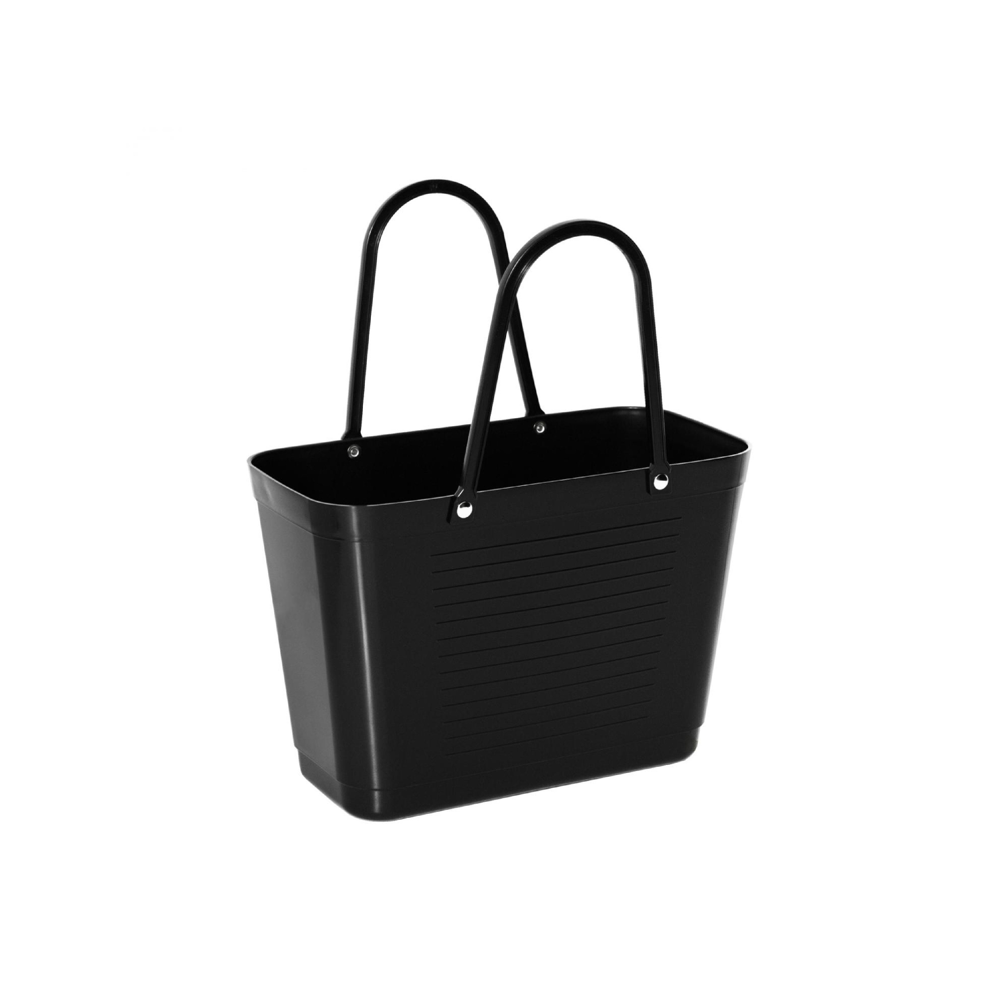Cose Nuove - Wholesale Grocery/Shopping Bag - Hinza Bag, Traditional Plastic - Black1
