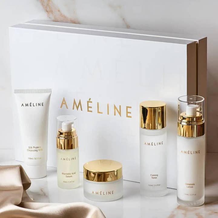 Ameline Complete Skincare Routine Set for wholesale by Ameline Skincare