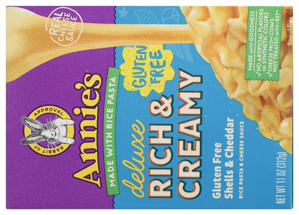 KeHE Distributors, LLC - Wholesale Pasta - Annie's Homegrown Pasta Rice & Cheddar Sauce 11 oz1