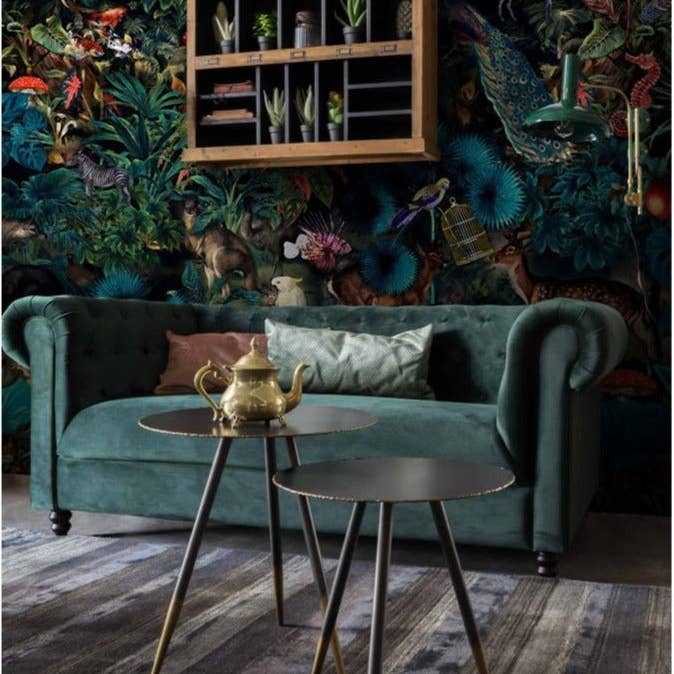 Les Panoramiques - Wholesale Wallpaper - Panoramic wallpaper deer in the heart of the exotic forest