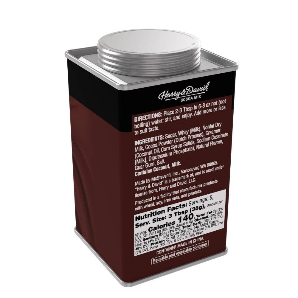 McSteven's - Wholesale Hot Cocoa Mix/Kit - H&D® Truffle Cocoa - Sweet Milk Chocolate (6.25oz Tins)3