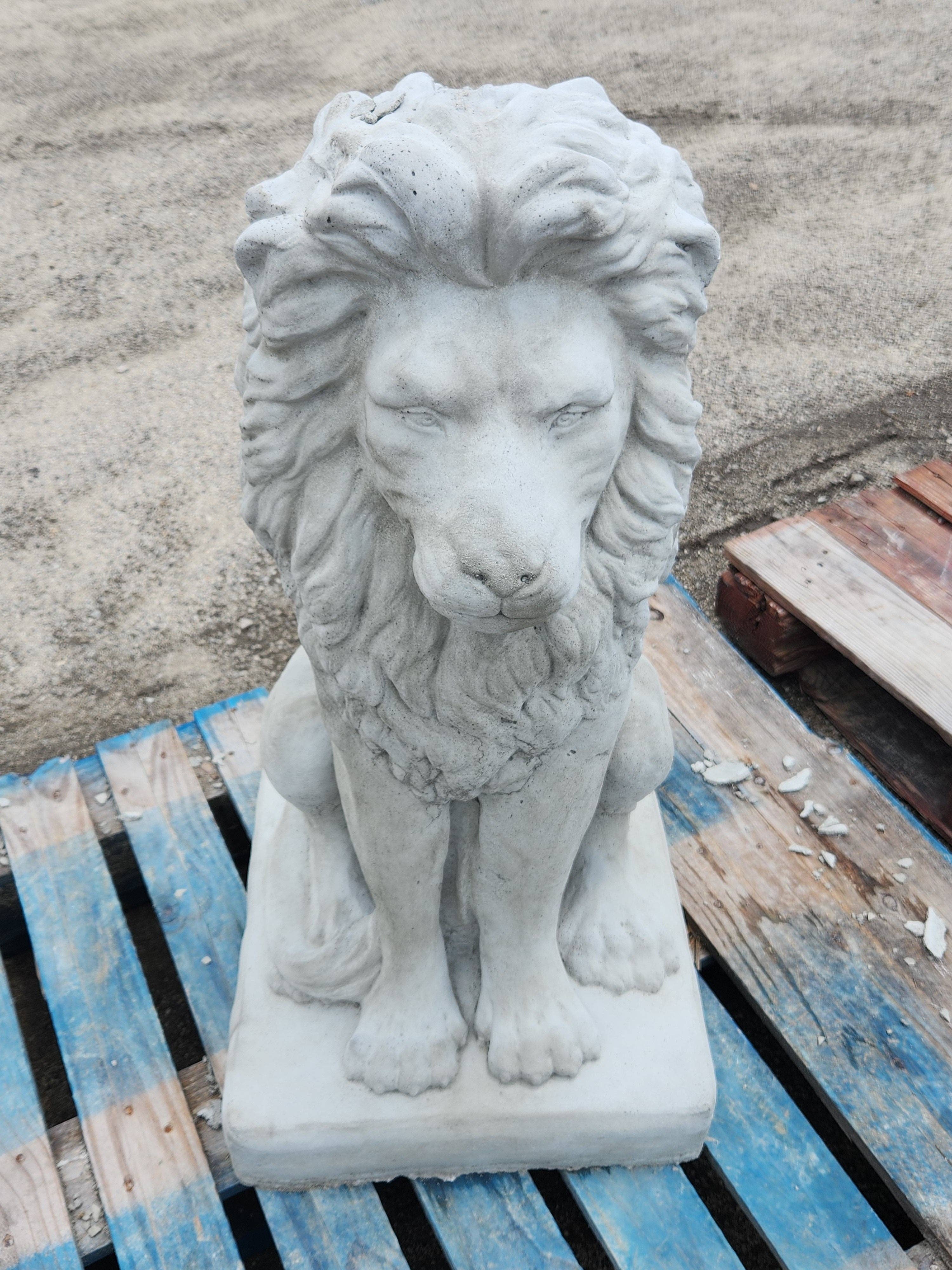 Selcouth Home - Venta al por mayor Escultura - Estatua de león de Concrete Estate7