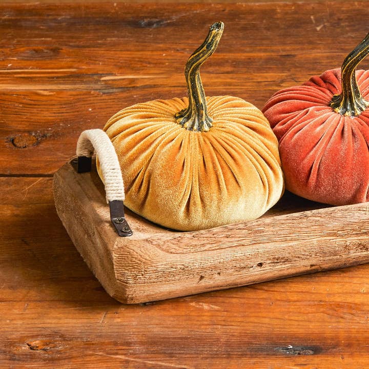 Your Heart's Content - Wholesale Decorative Tray - Wood Coffee Table Tray with Handles, Rustic Centerpiece4