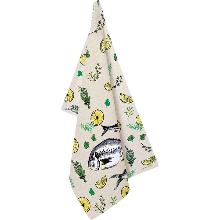 Tea Towel : FISCHLIEBE linen for wholesale by Carsim Trading Inc.