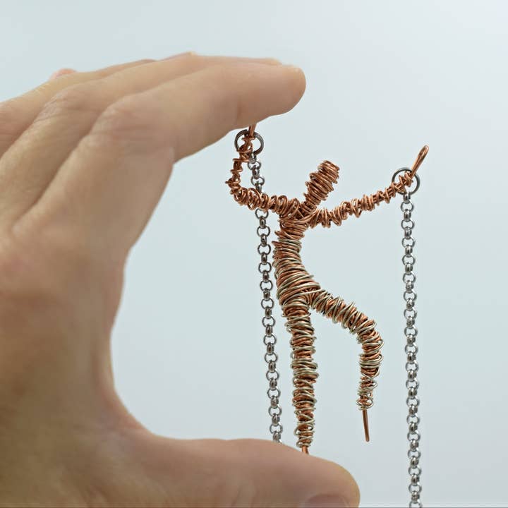 Haritopoulou – Colar pingente/pendente por atacado – Joias modernas em cobre e prata para mulheres1