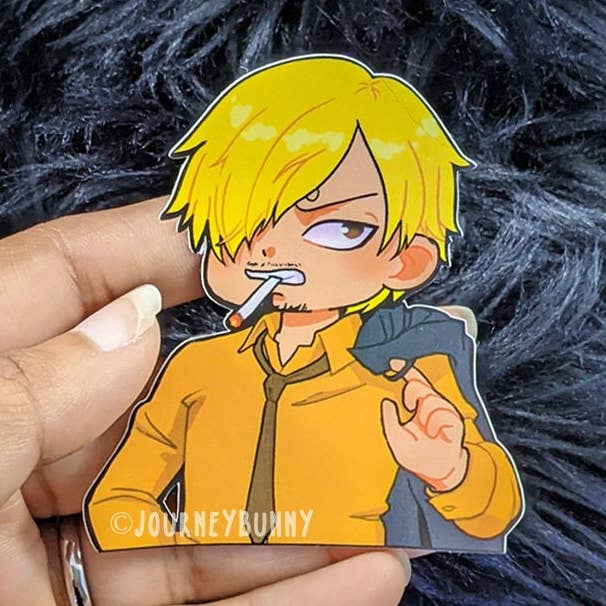 Autocollant en vinyle imperméable résistant aux UV Love Cook pour la vente par Journeybunny