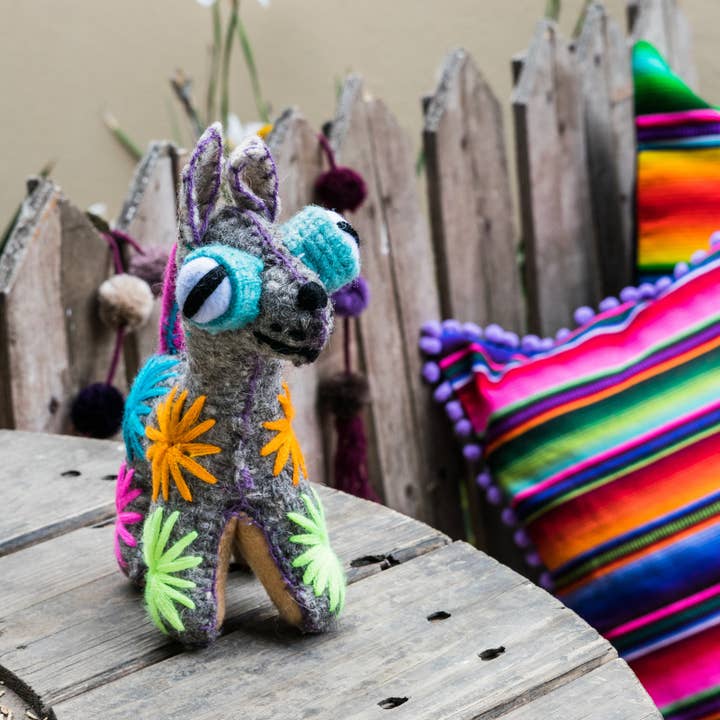 Repurposed Wool Decor Unicorn - Mexico - Assorted Repurposed Wool Decor Unicorn - Mexico - Assorted