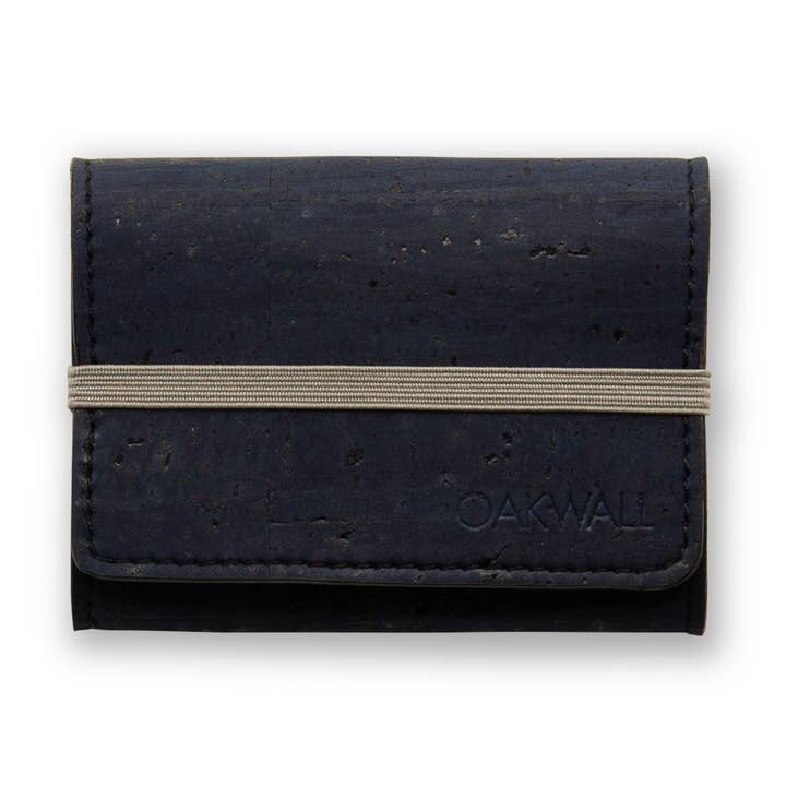 Reverso - Reversible Vegan Wallet - Night Blue & Olive for wholesale by Oakwall - Shaped by Nature