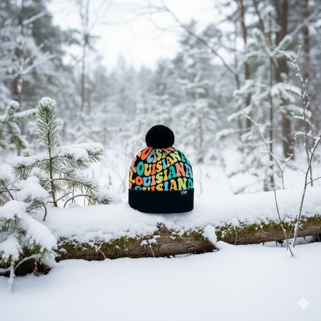 Northern Icons Creations INC - Wholesale Beanie - Unisex - LOUISIANA Colorful Pom Pom Beanie - Warm Knitted Winter Hat4