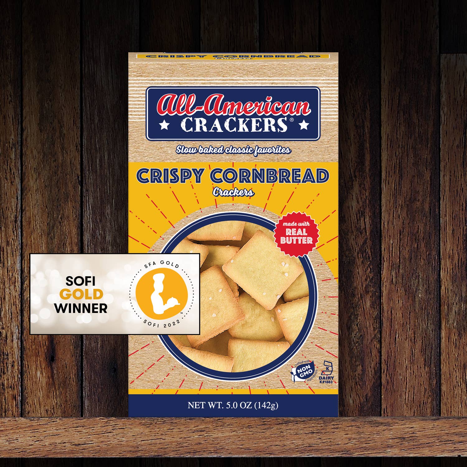 Partners Crackers - Wholesale Crackers - Crispy Cornbread Snack Crackers