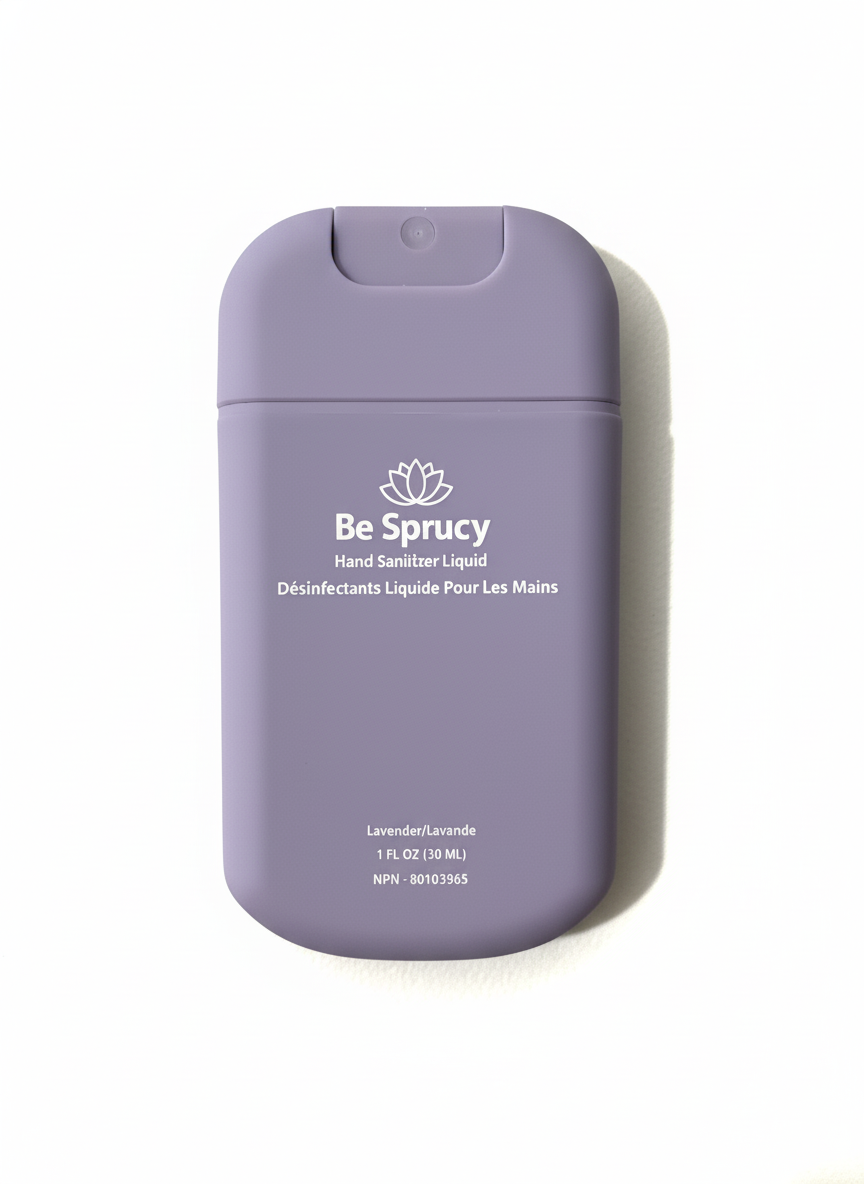 Be Sprucy Inc. – wholesale Hand sanitiser – Lavendar - Be Sprucy ™ - Made in Canada3