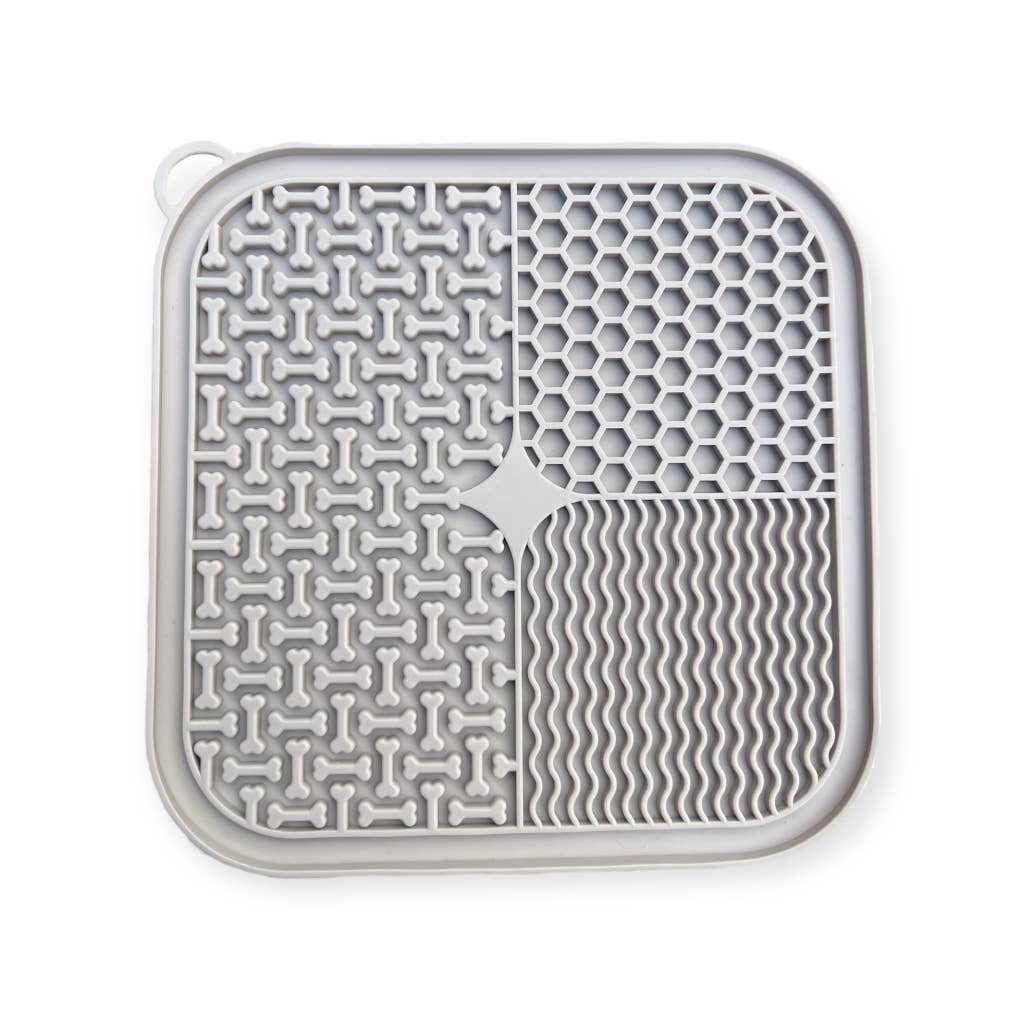 LOVIN'DOG - Wholesale Pet Food Mat - Dog - Licking mat | Licking mat for dogs in grey1