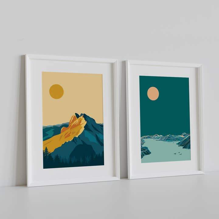 Ivivid Design - Wholesale Art Print - Tantalus Mountain - Canada