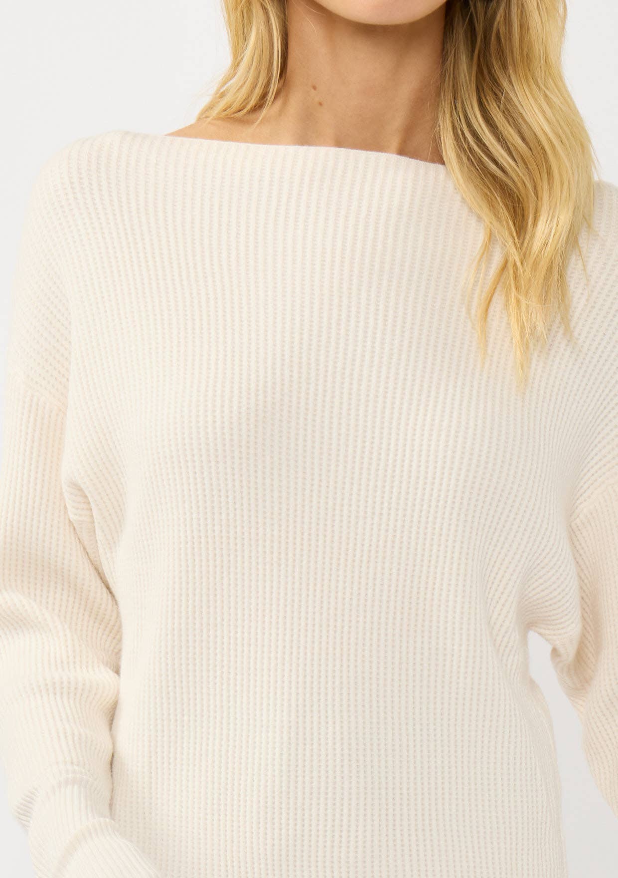 Lovestitch - Vente Pull en maille – femme - Pull en tricot gaufré à manches longues37