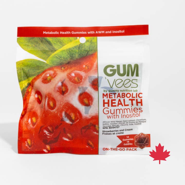 Santé métabolique - 15 gommes par sachet - Carton de 10 sachets pour la vente par GUM'vees