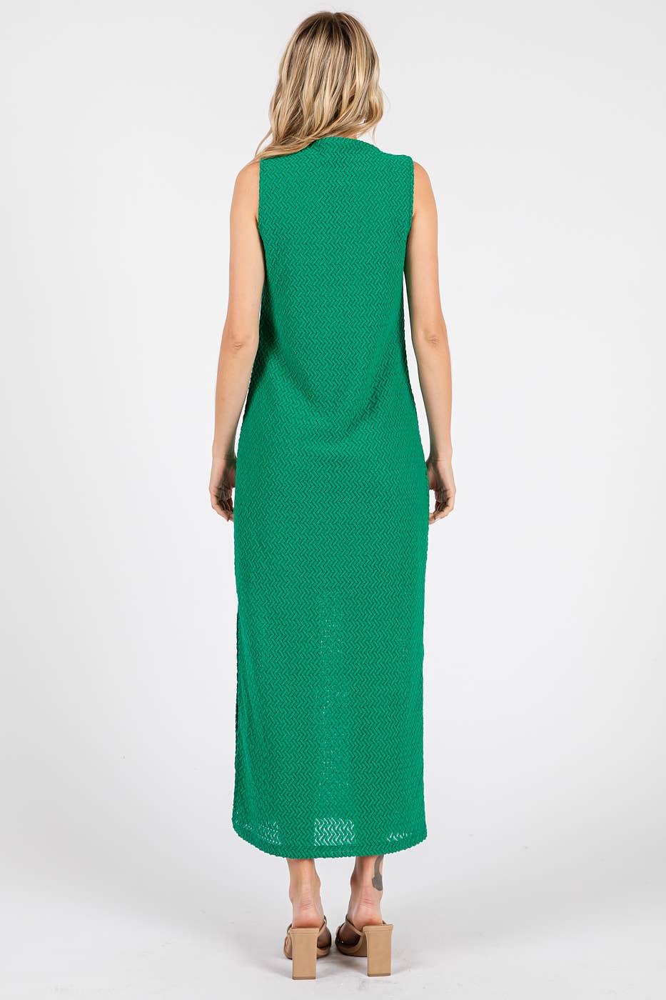 mittoshop - Wholesale Dress - Women's - ZIG ZAG TEXTURE KNIT SLEEVELESS MAXI DRESS6