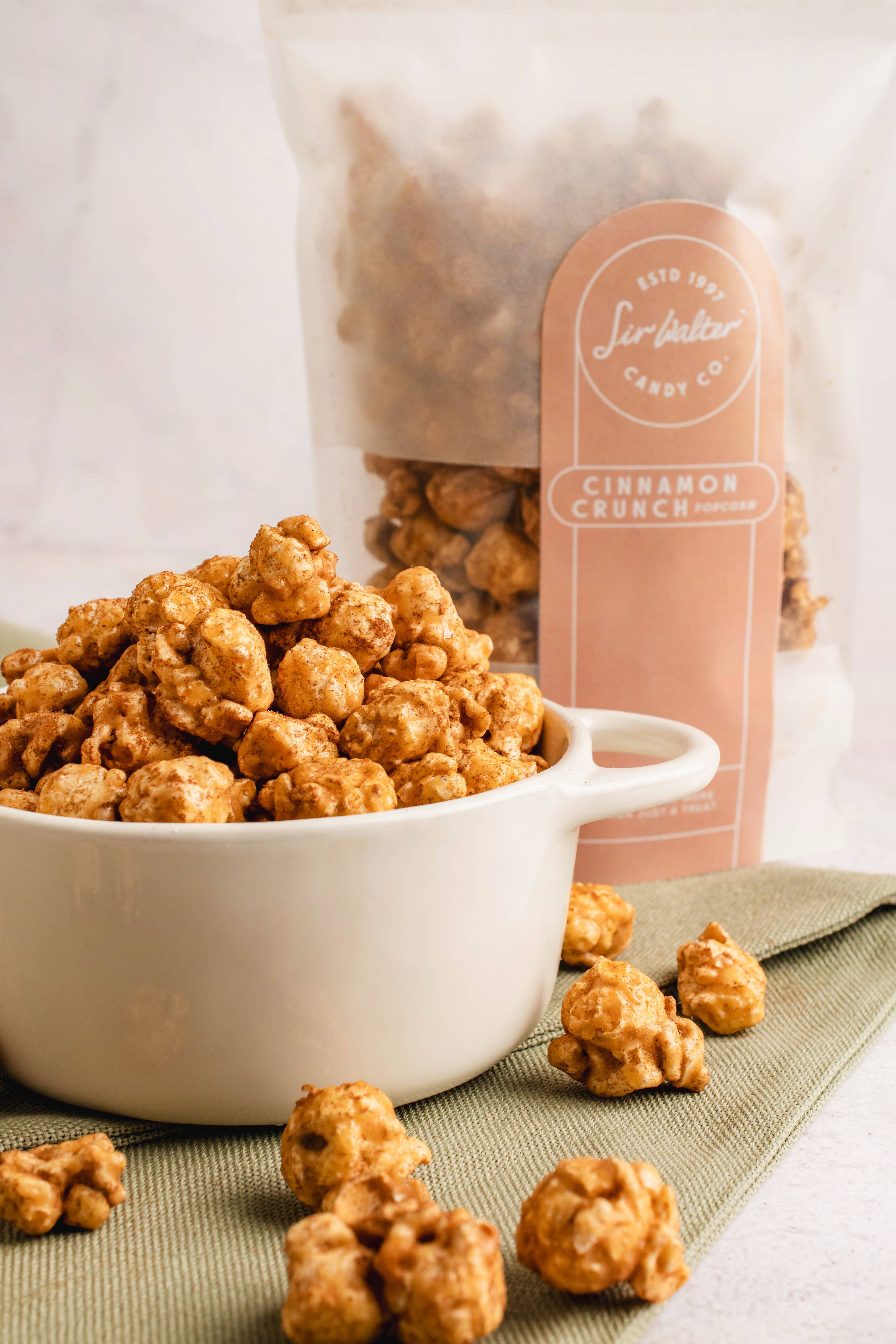 Sir Walter Candy Co. - Wholesale Popcorn - Artisanal Cinnamon Crunch Popcorn - Sweetly Spiced4