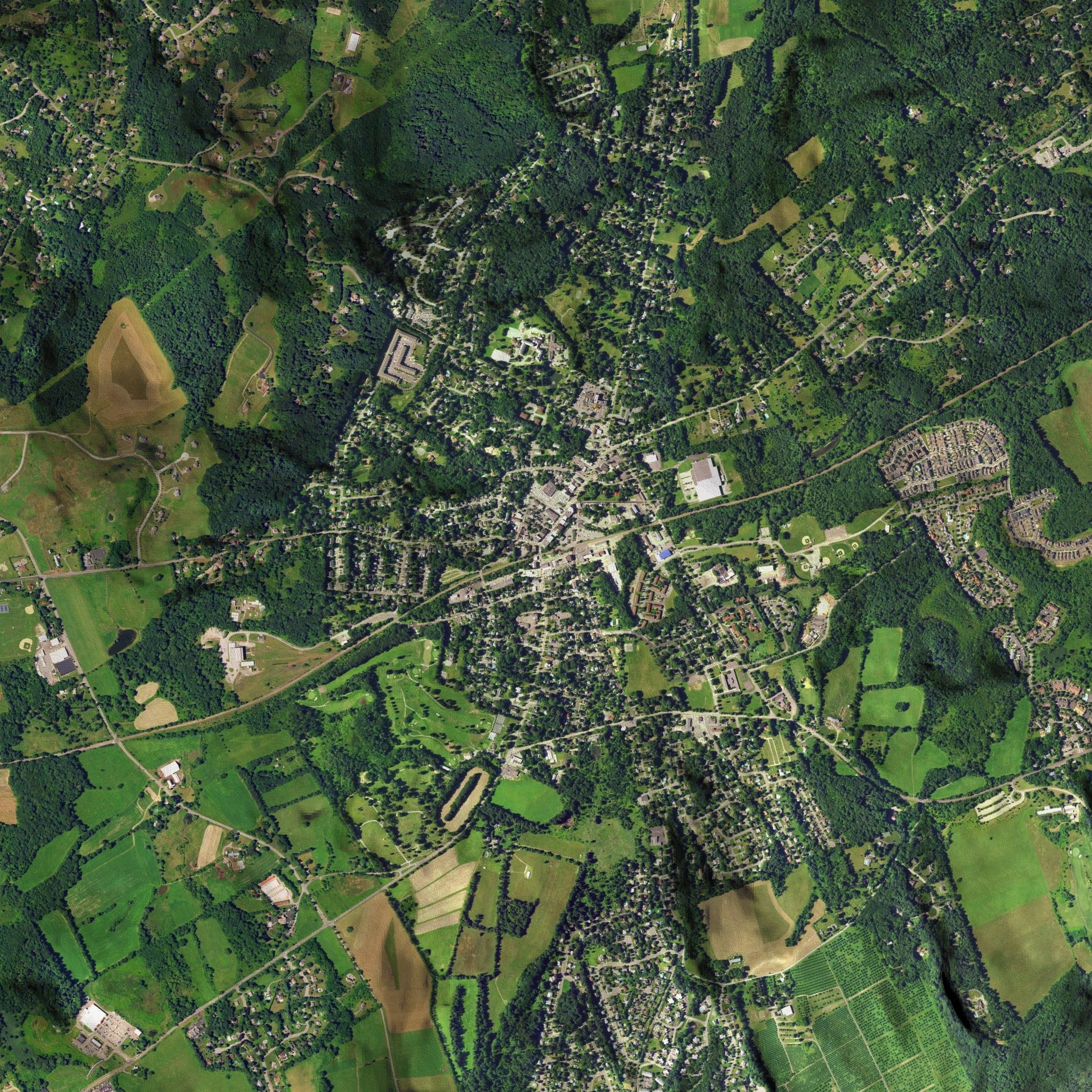 JACE.design - Wholesale Art Print - Warwick NY Map Print Satellite4