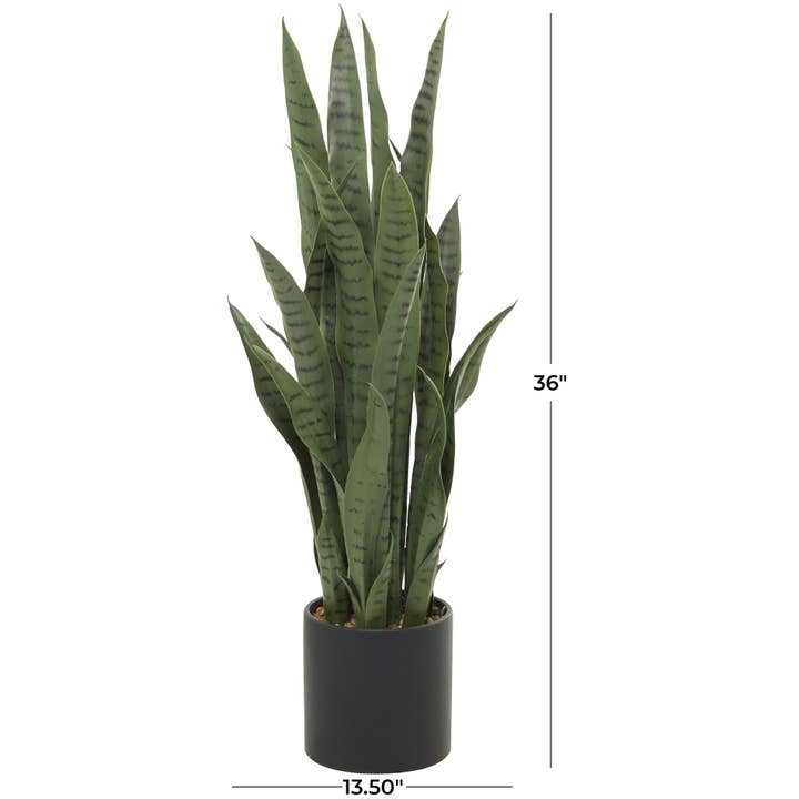 A-30368: ARTIFIICAL SNAKE PLANT 14"W, 36"H for wholesale by Import Corner