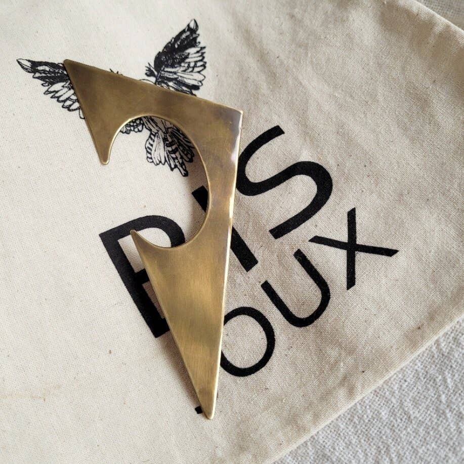 Bisjoux - Wholesale Cuff/Wrap Earrings - Gio Ear Cuff brass earrings modern statement jewelry3