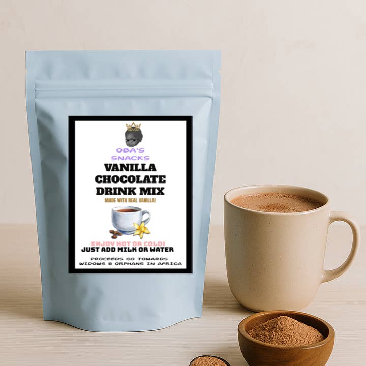 Maqoba - Wholesale Hot cocoa mix/kit - Vanilla Flavoured Chocolate Drink Mix (Hot or Cold)4