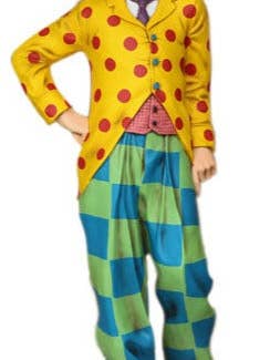 LM Treasures - Wholesale Costume - Unisex - Circus Clown Standing Life Size Statue