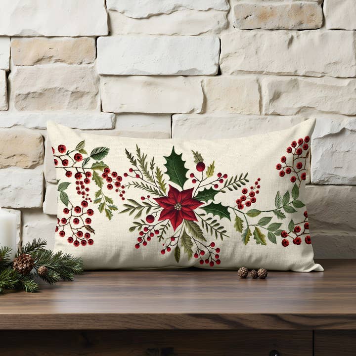 Federa per cuscino 100% cotone Ricamo C 30x50 cm per la vendita all'ingrosso da parte di SG HOGAR