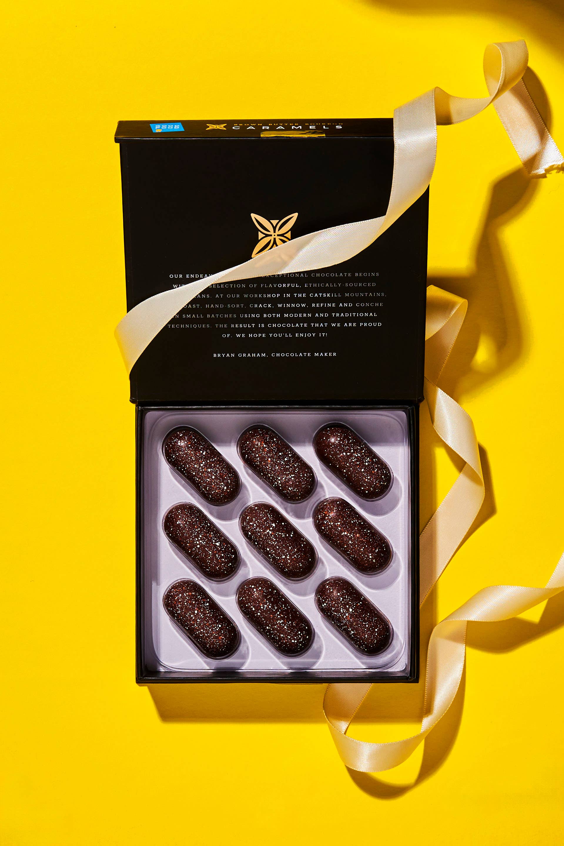 Fruition Chocolate Works - Wholesale Caramel - Brown Butter Bourbon Caramels