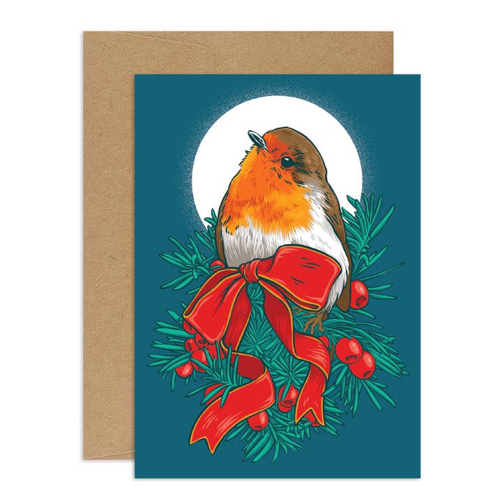 Cartão Robin por atacado de Jenn Sneary Art