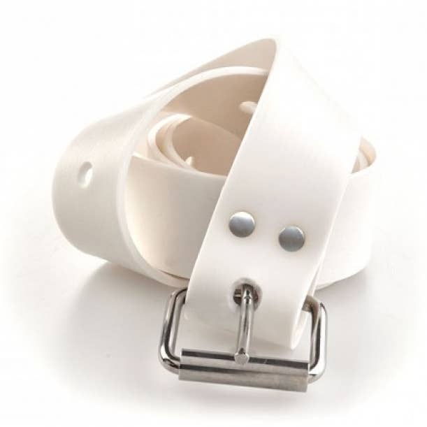 Ceinture de plongée C4 - ceinture marseillaise en silicone blanc pour la vente par Maverick America