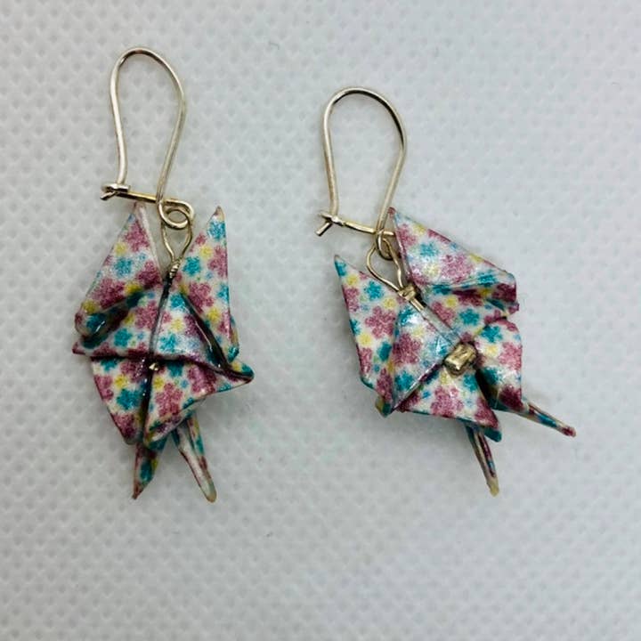 L'éco maison décoration - Wholesale Dangle Earrings - Origami Fairy Earrings10