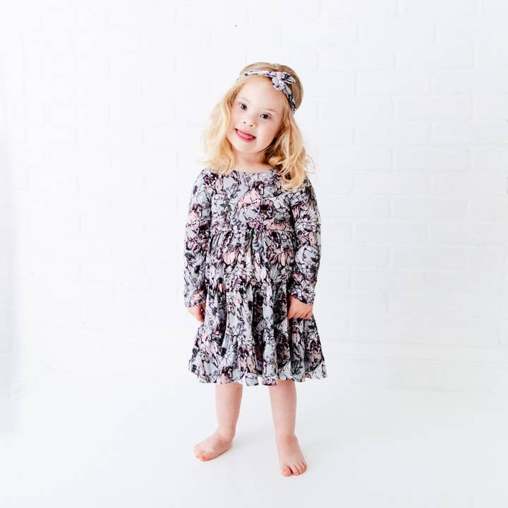 Hold Your Horses Bamboo Long Sleeve Swing Dress for wholesale by Dreamiere