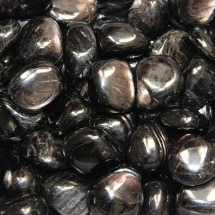 Hypersthene from Canada A (tumbled stone) for wholesale by La Boîte à Cailloux