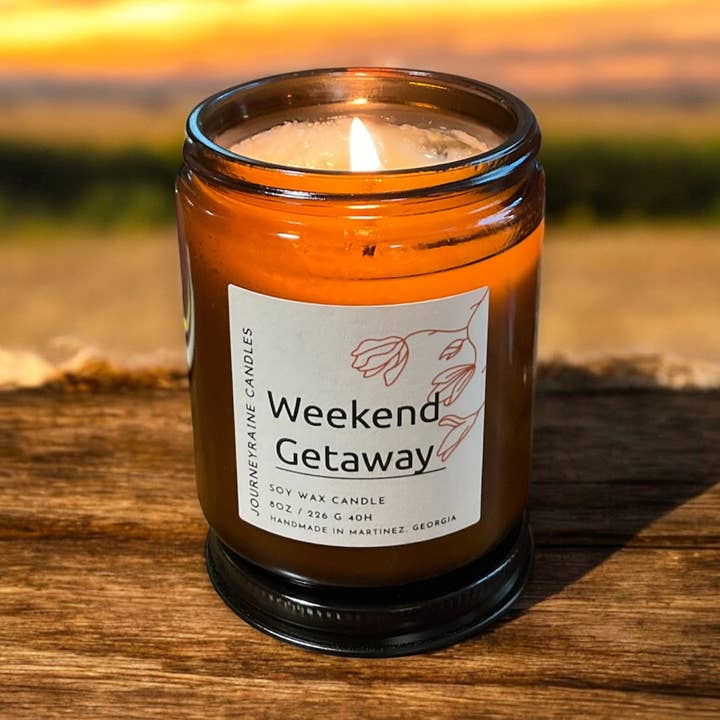 Soja Kerzen 8 Unzen für den Großhandel von JourneyRaine Collection