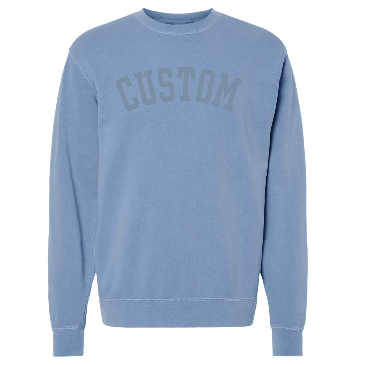 Jupmode - Wholesale Graphic Sweatshirt - Unisex - Custom Puff Print Tone on Tone Sweatshirt14