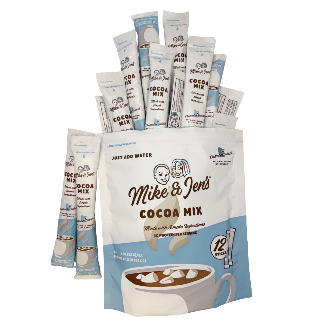 Mike and Jen's Hot Cocoa - Vente Préparations/kits pour chocolat chaud - Chocolat chaud à portion individuelle de Mike et Jen (32 g chacun)3