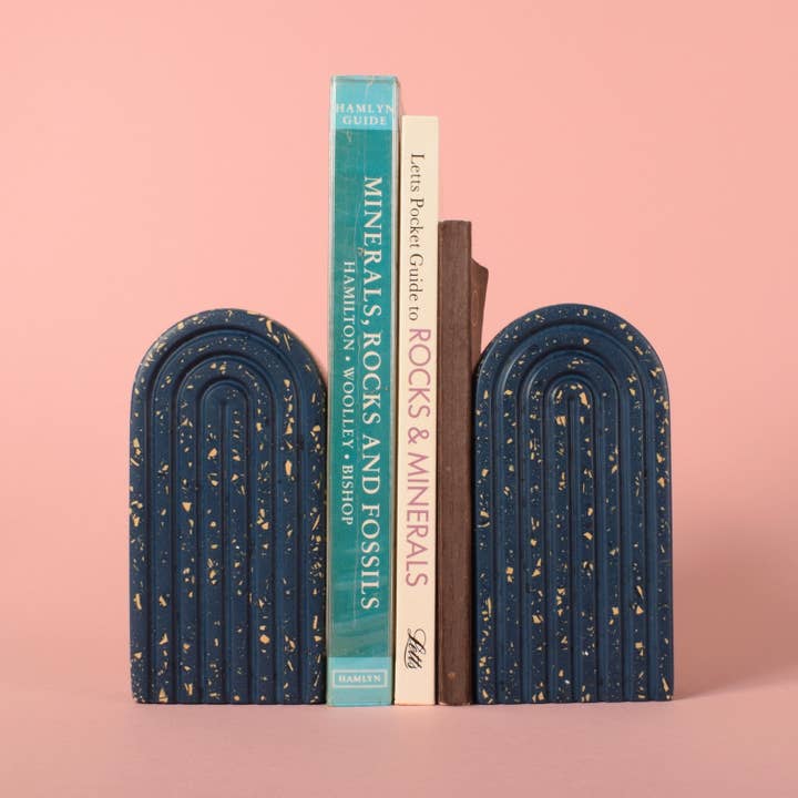 Terrazzo Arched Bookends for wholesale by Ilex Home