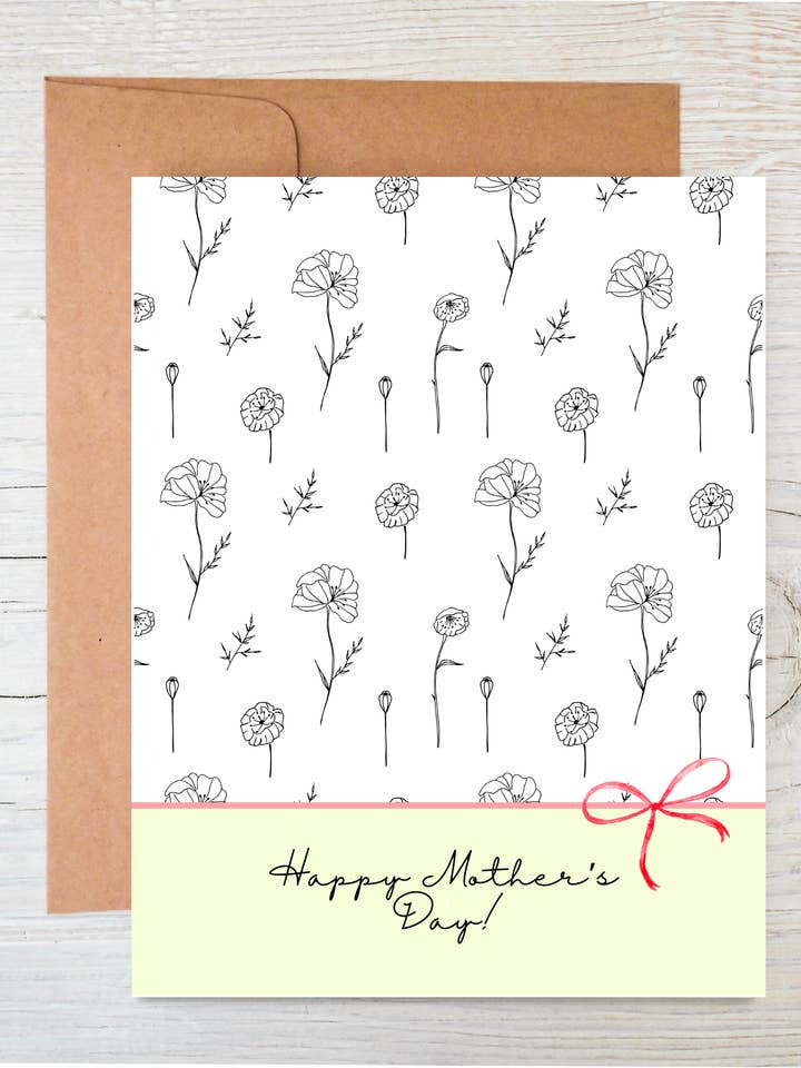 Carte à planter | Carte pour la fête des mères | Carte Eco Wildflower pour la vente par The Raven’s Edge Studio