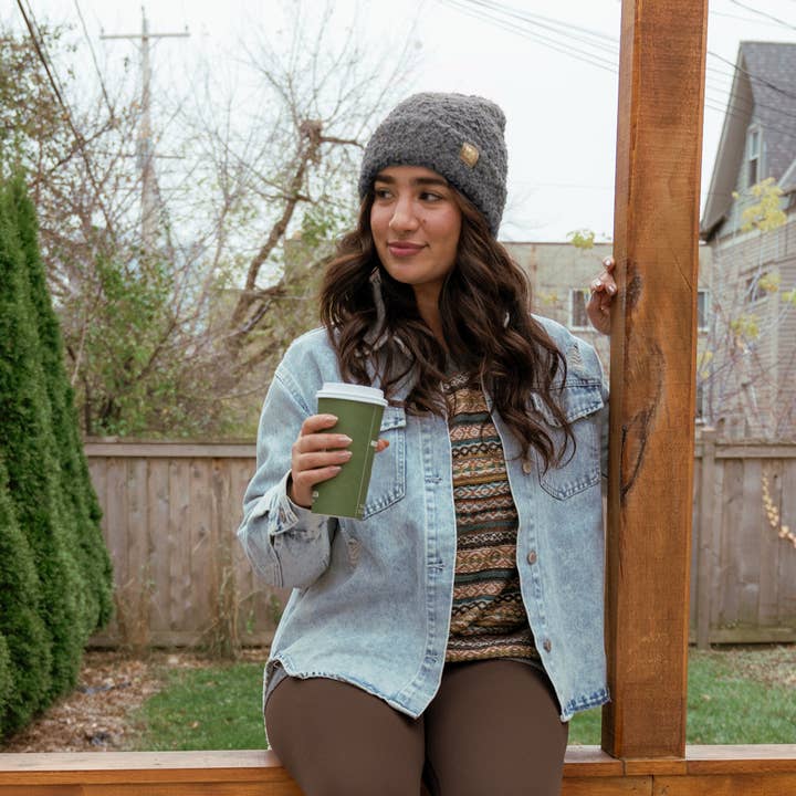 Muk Luks - Wholesale Beanie - Women's - MUK LUKS Women's Solid Boucle Hat1