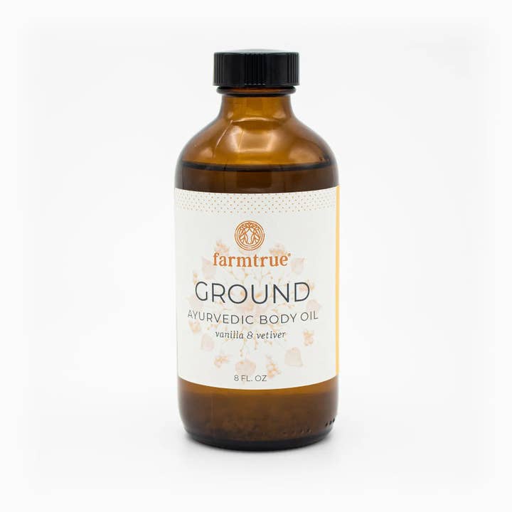 Farmtrue - Wholesale Bath/Body Oil - Ayurvedic Body Oil - Ground: Vanilla & Vetiver