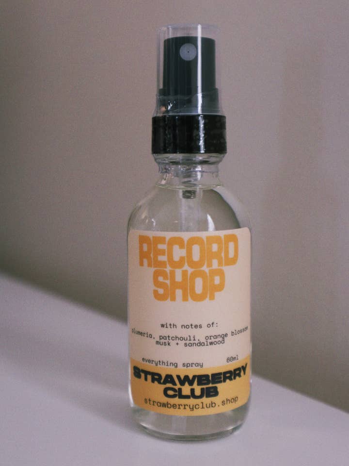 Record Shop Everything Spray for wholesale by Strawberry Club