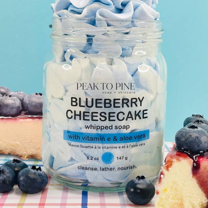 Tarta de Queso de Arándanos - Jabón Batido para venta al por mayor de Peak To Pine Designs
