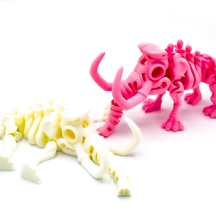 Skeleton Mammoth Figurine 3D – Unique Prehistoric Decor for Home or Office for wholesale by Clever Contraptions