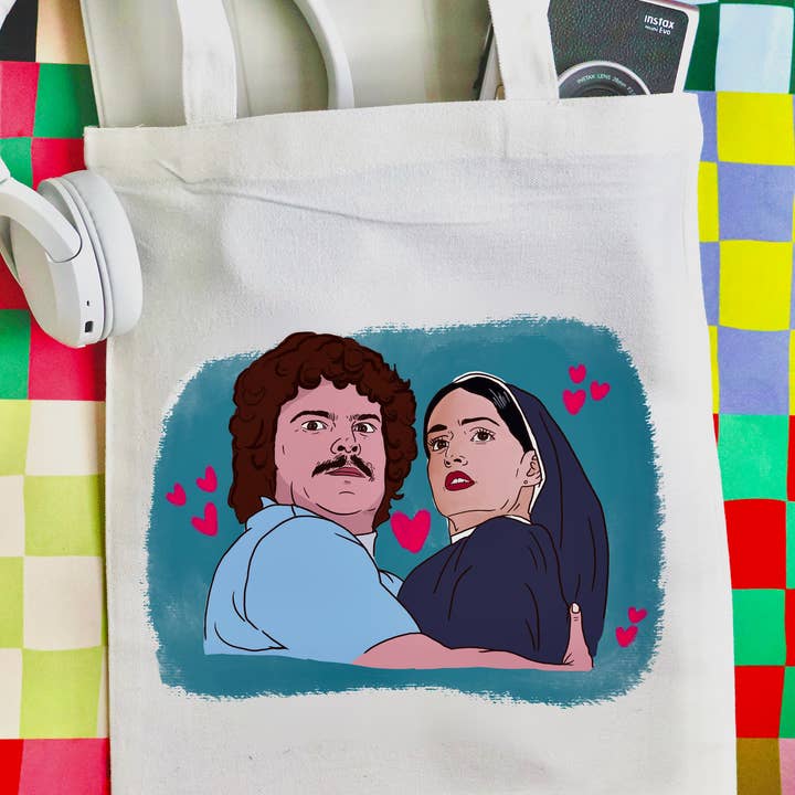 Gaec Studio - Wholesale Tote Bag - Women's - Nacho y encarnacion pop culture medium tote bag2