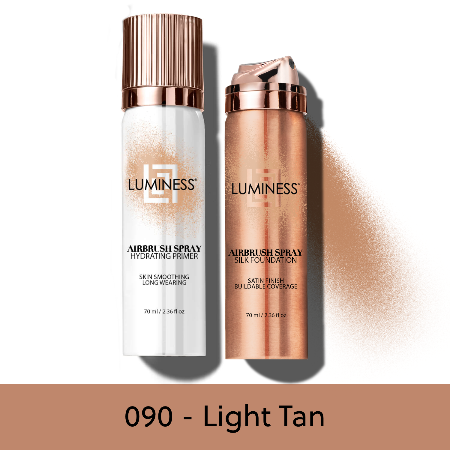 LUMINESS - Wholesale Face Makeup Primer - Airbrush Spray Silk Foundation & Hydrating Primer Kit9
