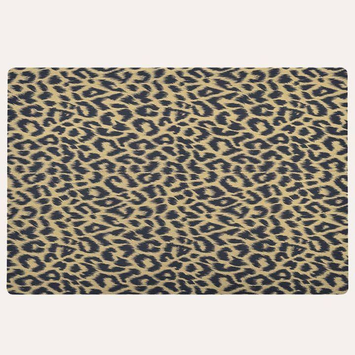 Gold Black PVC Placemats - Set of 4 and 6 for wholesale on Faire