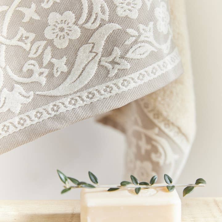 Beige Royale badhanddoeken van 550 GSM voor wholesale door Torres Novas