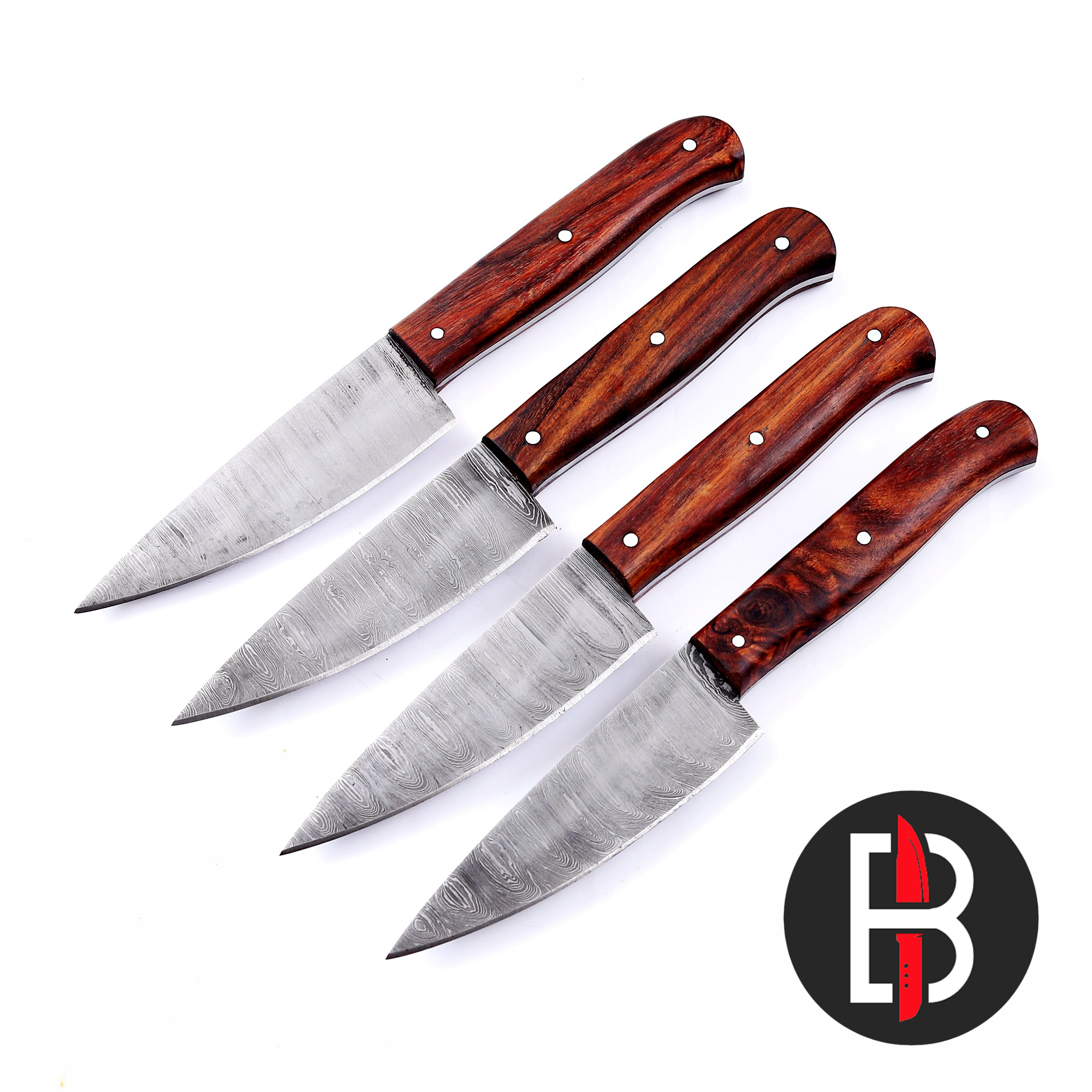 Bravohandicrafts - Wholesale Kitchen/Utility Knife - Damascus Steel BBQ Stake Knife Meat Slicing Handmade Knife.2